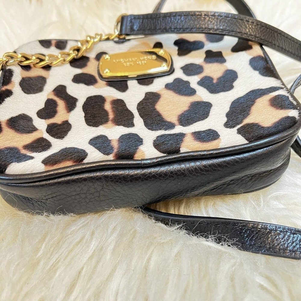Michael Kors Asia Ocelot Animal Print Calf Hair Crossbody Hand Shoulder Bag - Picture 5 of 9
